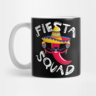 Cinco de Mayo, Fiesta Squad Mexican Party Mug